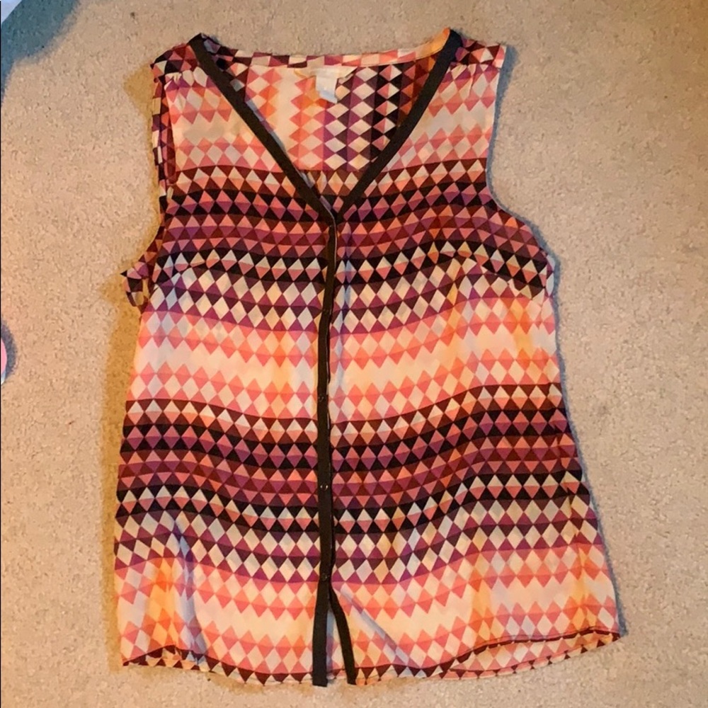 Patterned tank top